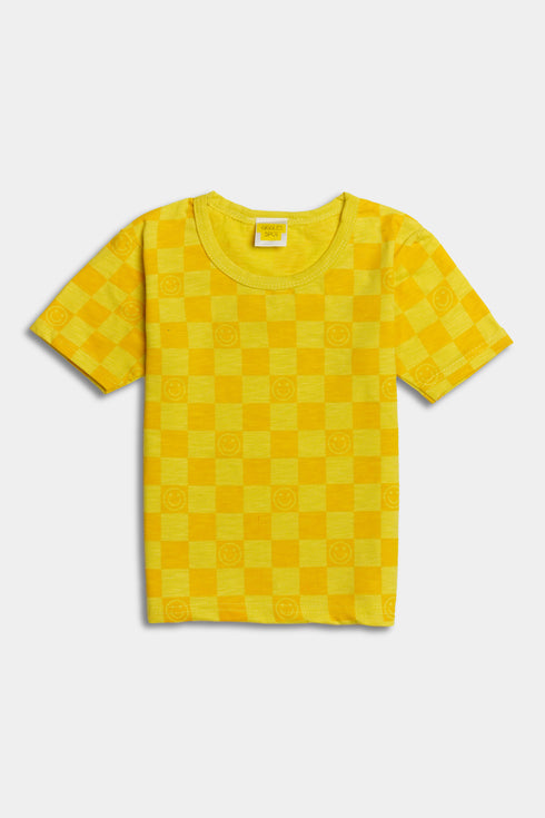 Printed Smiles Set - Yellow